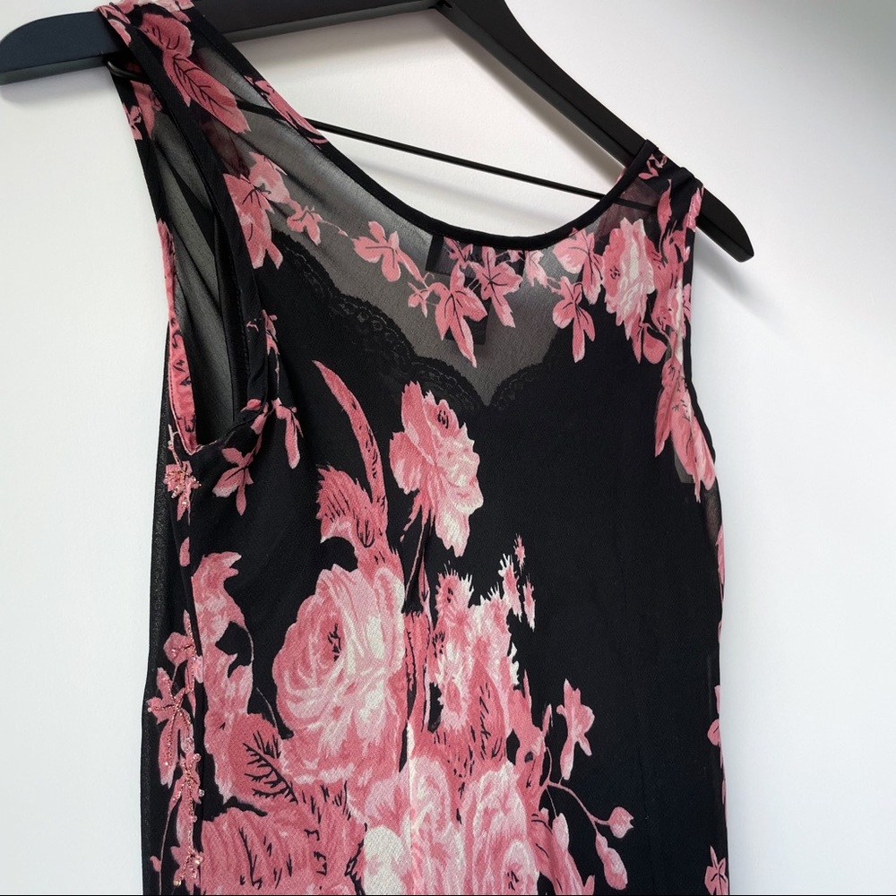 Vintage Connected Y2K Floral Sequin Slip Dress - Picture 8 of 16